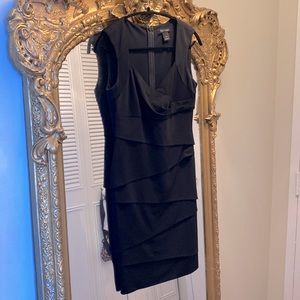 Your Perfect White House | Black Market Little Black Dress Slenderizing Size 6